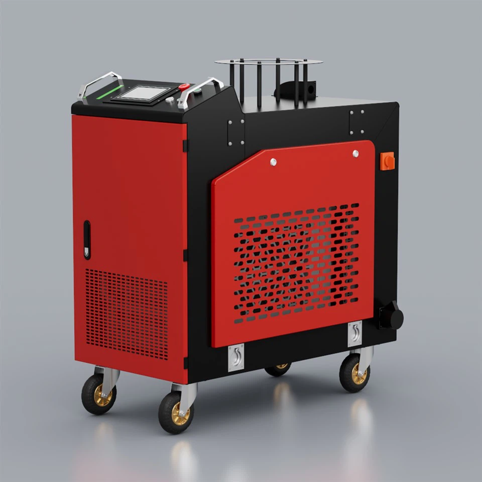 2000 W CW Einachs-Laserreinigungsmaschine zur Rost- und Fleckenentfernung
