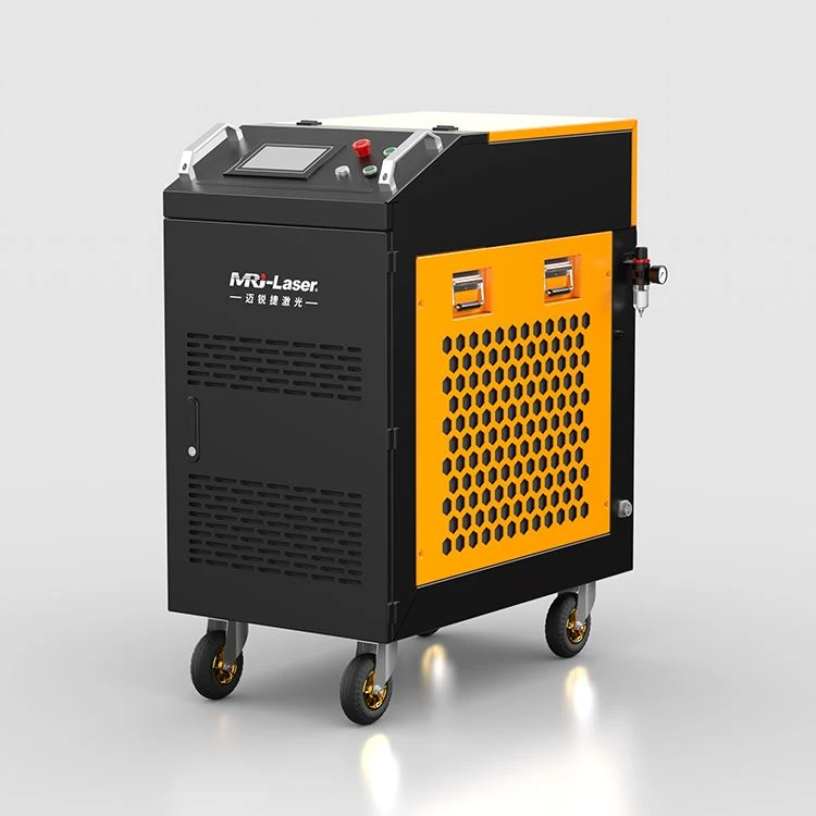 500 Watt Raycus Laser Pulse Laser-Reinigungsmaschine für die industrielle Metalloberflächenbehandlung