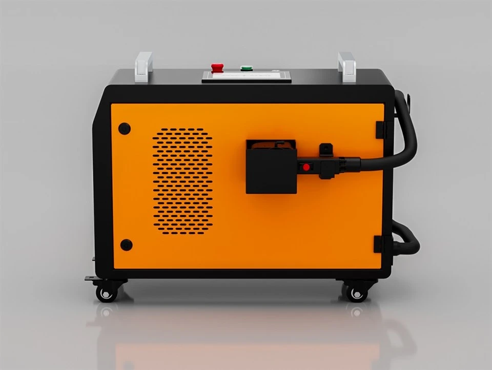 Mini Laser Cleaner Jpt 15mJ Flat-top Laser Cleaning Machine For Varnish Removal, Wood Restoration.