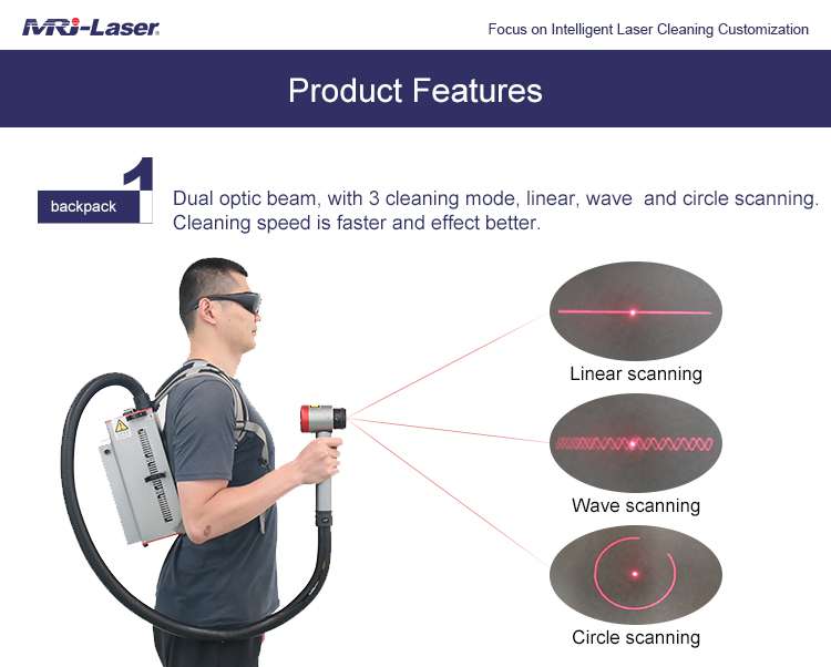 Backpack size laser cleaning machine03 Backpack size laser cleaning machine03