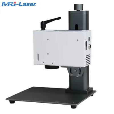 10 W/20 W Desktop-Laserbeschriftungsmaschine mit blauem Laser, hochpräzise Graviermaschine für Metalle, Kunststoffe und Glas, kompakte Lasergraviermaschine mit verstellbarem Ständer für Heimwerker- und Industriefertigung