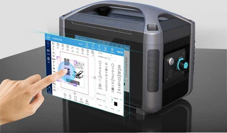 Tragbare 20-W-Faserlaser-Graviermaschine für Metall und Nichtmetall