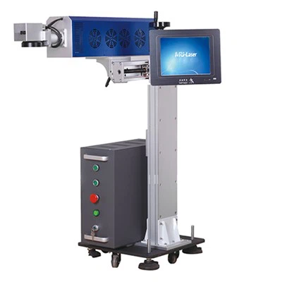 50W Automatische Lasermarkierungs-Fliegende Faserlasermarkierungsmaschine für Produktionslinie