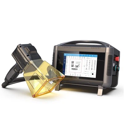 Handheld 20 Watt -Lasermarkierungsmaschine für die Bildtextlogo -Markierung