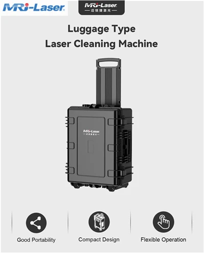 Koffer-Typ 500 W gepulste Laserreinigungsmaschine zur Formenreinigung