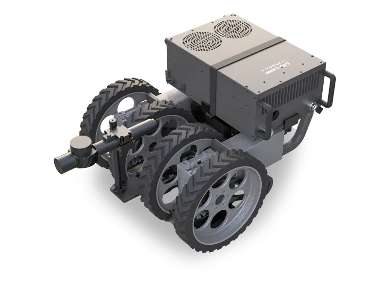 Innovativer wandkletternder Laser-Reinigungsroboter für die große Luft- und Raumfahrt- und Schiffbauindustrie