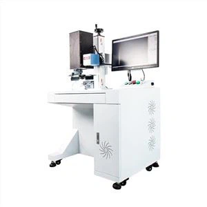 Visuelle Positions-Faserlaser-Markierung