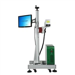 30W 50W Faserlaser-Markierungsmaschine Markierung der Produktionslinie